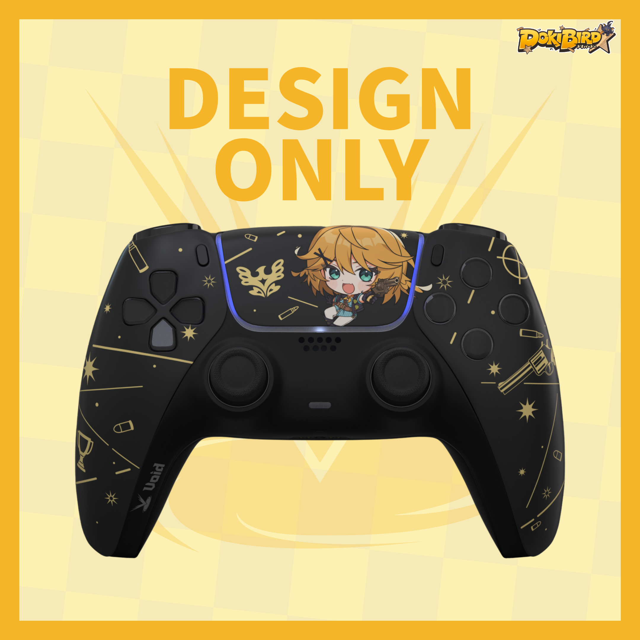 【PS5 | PC】Dokibird × Void Gaming Collaboration Controller 【Design Only】